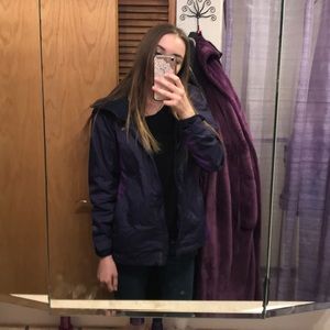 Purple Columbia rain jacket